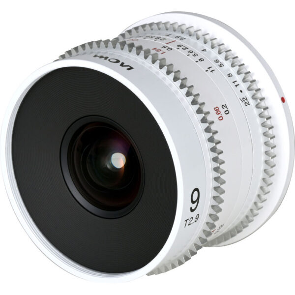 Venus Optics Laowa 9mm T2.9 Zero-D Cine Lens (RF Mount, Feet/Meters, White) view 3