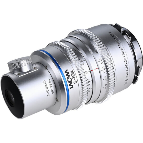 Venus Optics Laowa Aksen 17.5mm f/1.7 5-10x Ultra Macro APO Cine Lens with Coaxial Light Adapter (ARRI PL) view 3