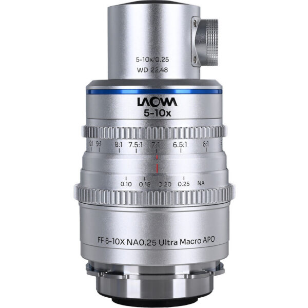 Venus Optics Laowa Aksen 17.5mm f/1.7 5-10x Ultra Macro APO Cine Lens with Coaxial Light Adapter (ARRI PL) view 4