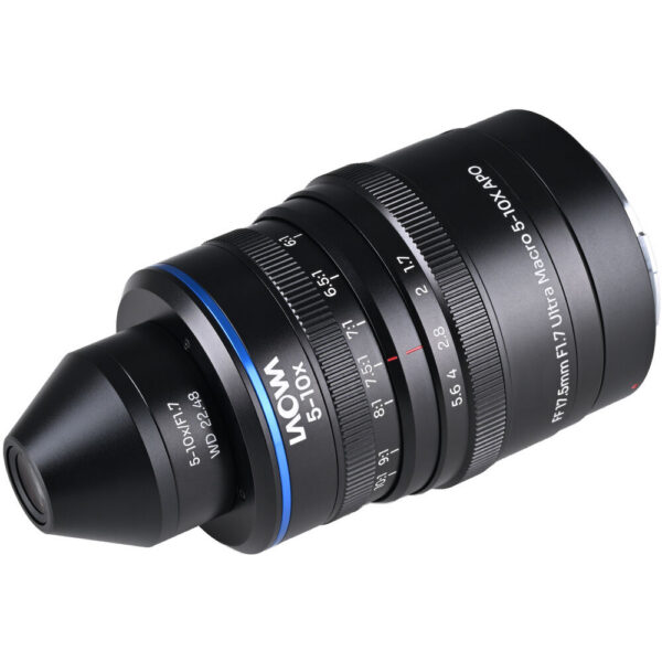 Venus Optics Laowa Aksen 17.5mm f/1.7 5-10x Ultra Macro APO Lens (Canon EF) view 3
