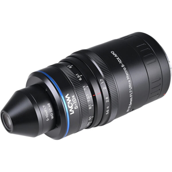 Venus Optics Laowa Aksen 17.5mm f/1.7 5-10x Ultra Macro APO Lens (Canon RF) view 3