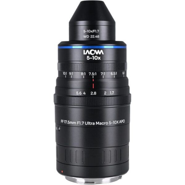 Venus Optics Laowa Aksen 17.5mm f/1.7 5-10x Ultra Macro APO Lens (Canon RF) view 4