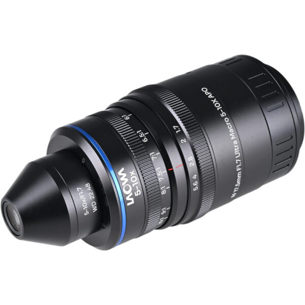 Venus Optics Laowa Aksen 17.5mm f/1.7 5-10x Ultra Macro APO Lens (Micro Four Thirds) view 3