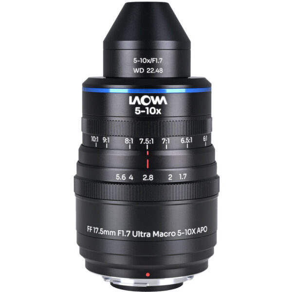 Venus Optics Laowa Aksen 17.5mm f/1.7 5-10x Ultra Macro APO Lens (Nikon F) view 4
