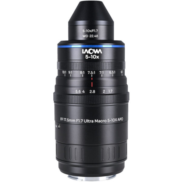 Venus Optics Laowa Aksen 17.5mm f/1.7 5-10x Ultra Macro APO Lens (Sony E) view 4