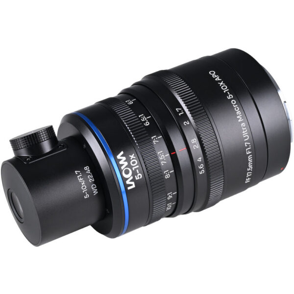 Venus Optics Laowa Aksen 17.5mm f/1.7 5-10x Ultra Macro APO Lens with Coaxial Illumination (Canon EF) view 3