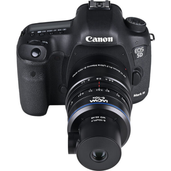 Venus Optics Laowa Aksen 17.5mm f/1.7 5-10x Ultra Macro APO Lens with Coaxial Illumination (Canon EF) view 5