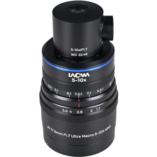 Venus Optics Laowa Aksen 17.5mm f/1.7 5-10x Ultra Macro APO Lens with Coaxial Illumination (Canon EF)