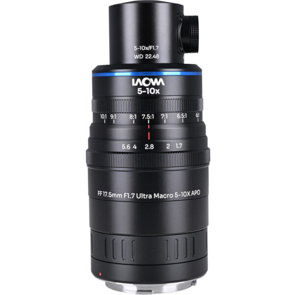 Venus Optics Laowa Aksen 17.5mm f/1.7 5-10x Ultra Macro APO Lens with Coaxial Illumination (Canon RF) view 4
