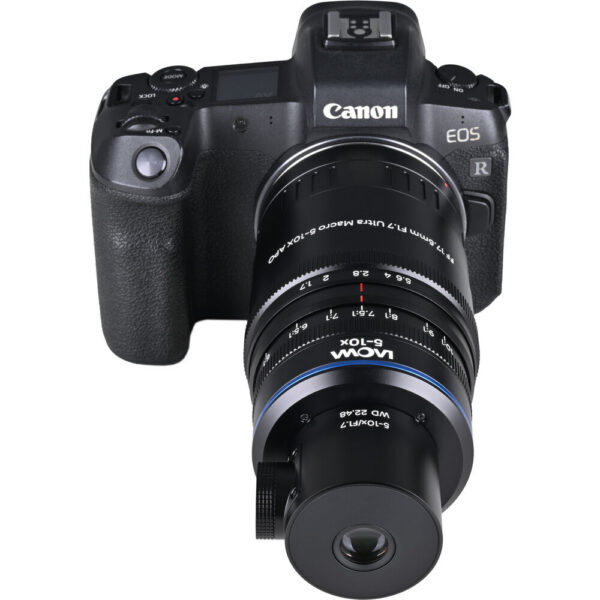Venus Optics Laowa Aksen 17.5mm f/1.7 5-10x Ultra Macro APO Lens with Coaxial Illumination (Canon RF) view 5