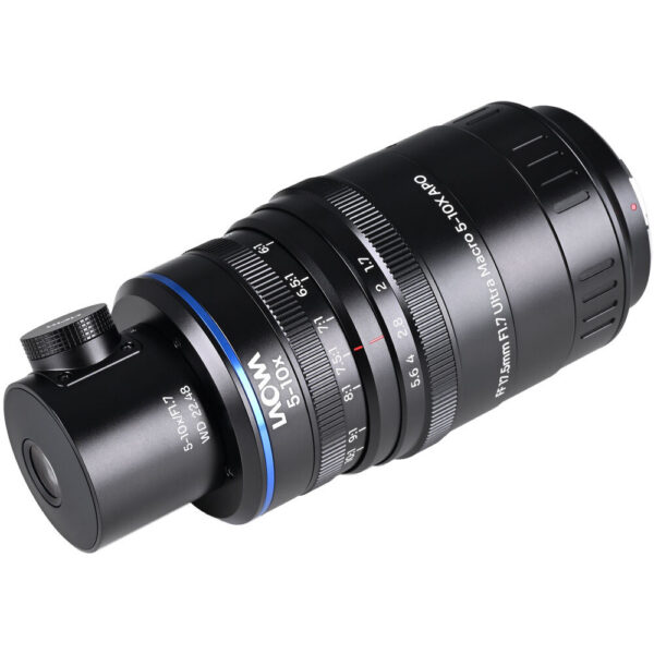 Venus Optics Laowa Aksen 17.5mm f/1.7 5-10x Ultra Macro APO Lens with Coaxial Illumination (FUJIFILM X) view 3