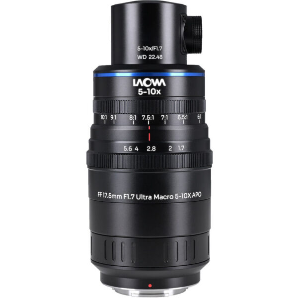 Venus Optics Laowa Aksen 17.5mm f/1.7 5-10x Ultra Macro APO Lens with Coaxial Illumination (FUJIFILM X) view 4