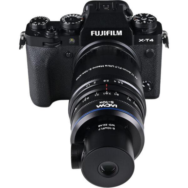 Venus Optics Laowa Aksen 17.5mm f/1.7 5-10x Ultra Macro APO Lens with Coaxial Illumination (FUJIFILM X) view 5