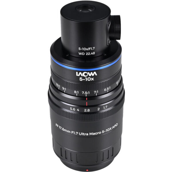 Venus Optics Laowa Aksen 17.5mm f/1.7 5-10x Ultra Macro APO Lens with Coaxial Illumination (FUJIFILM X)