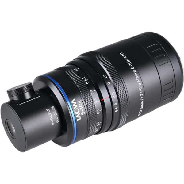 Venus Optics Laowa Aksen 17.5mm f/1.7 5-10x Ultra Macro APO Lens with Coaxial Illumination (L-Mount) view 3