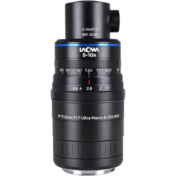 Venus Optics Laowa Aksen 17.5mm f/1.7 5-10x Ultra Macro APO Lens with Coaxial Illumination (L-Mount) view 4
