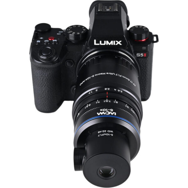 Venus Optics Laowa Aksen 17.5mm f/1.7 5-10x Ultra Macro APO Lens with Coaxial Illumination (L-Mount) view 5