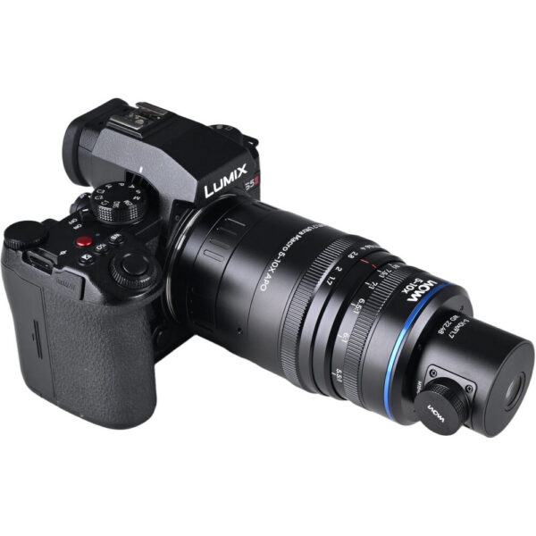 Venus Optics Laowa Aksen 17.5mm f/1.7 5-10x Ultra Macro APO Lens with Coaxial Illumination (L-Mount) view 6