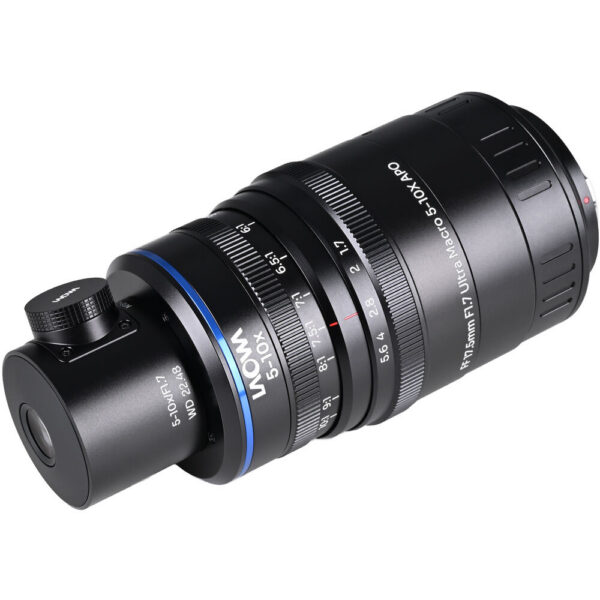 Venus Optics Laowa Aksen 17.5mm f/1.7 5-10x Ultra Macro APO Lens with Coaxial Illumination (Micro Four Thirds) view 3