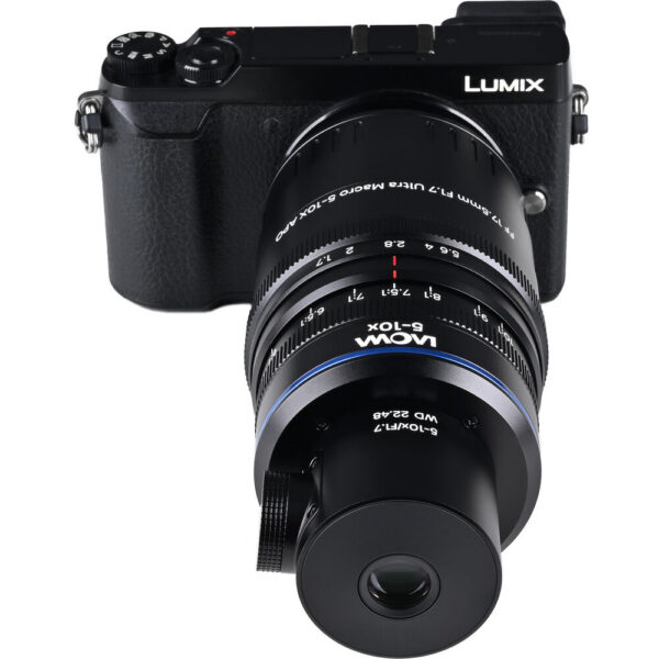 Venus Optics Laowa Aksen 17.5mm f/1.7 5-10x Ultra Macro APO Lens with Coaxial Illumination (Micro Four Thirds) view 5