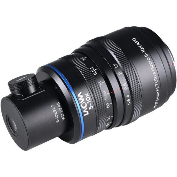 Venus Optics Laowa Aksen 17.5mm f/1.7 5-10x Ultra Macro APO Lens with Coaxial Illumination (Nikon F) view 3