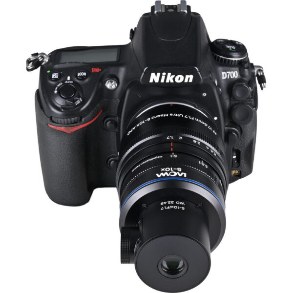 Venus Optics Laowa Aksen 17.5mm f/1.7 5-10x Ultra Macro APO Lens with Coaxial Illumination (Nikon F) view 5