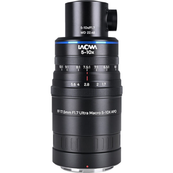 Venus Optics Laowa Aksen 17.5mm f/1.7 5-10x Ultra Macro APO Lens with Coaxial Illumination (Nikon Z) view 4
