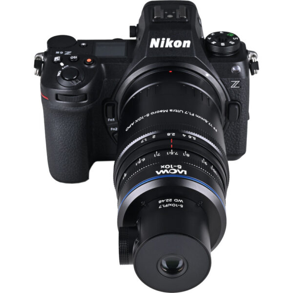 Venus Optics Laowa Aksen 17.5mm f/1.7 5-10x Ultra Macro APO Lens with Coaxial Illumination (Nikon Z) view 5