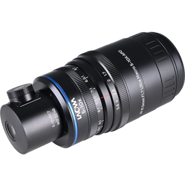 Venus Optics Laowa Aksen 17.5mm f/1.7 5-10x Ultra Macro APO Lens with Coaxial Illumination (Sony E) view 3