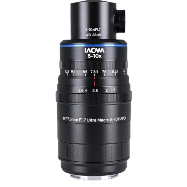 Venus Optics Laowa Aksen 17.5mm f/1.7 5-10x Ultra Macro APO Lens with Coaxial Illumination (Sony E) view 4