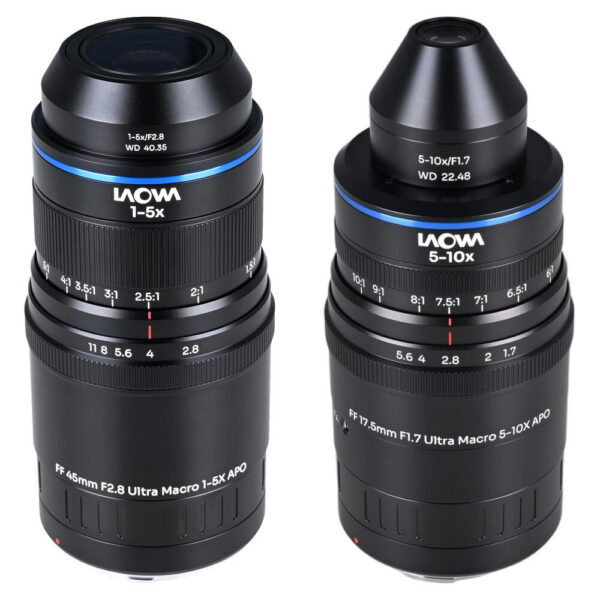 Venus Optics Laowa Aksen 45mm and 17.5mm Ultra Macro APO Lenses Bundle (Canon RF) view 3
