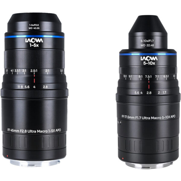 Venus Optics Laowa Aksen 45mm and 17.5mm Ultra Macro APO Lenses Bundle (Canon RF) view 6