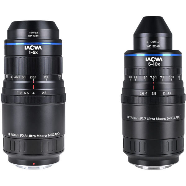 Venus Optics Laowa Aksen 45mm and 17.5mm Ultra Macro APO Lenses Bundle (FUJIFILM X) view 6