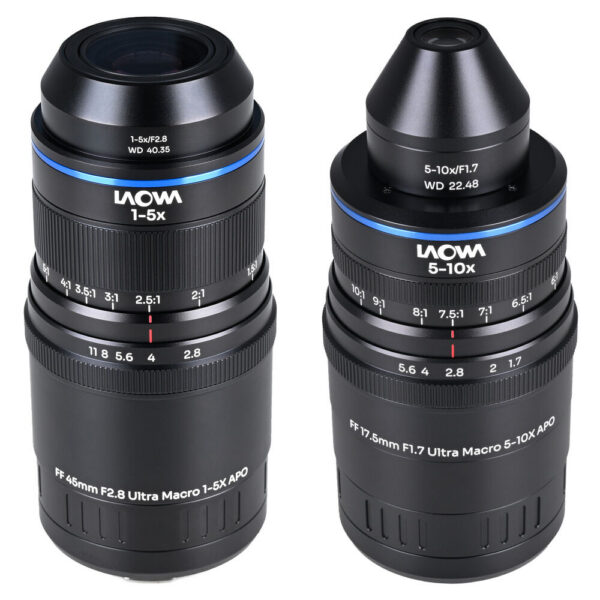 Venus Optics Laowa Aksen 45mm and 17.5mm Ultra Macro APO Lenses Bundle (L-Mount) view 3