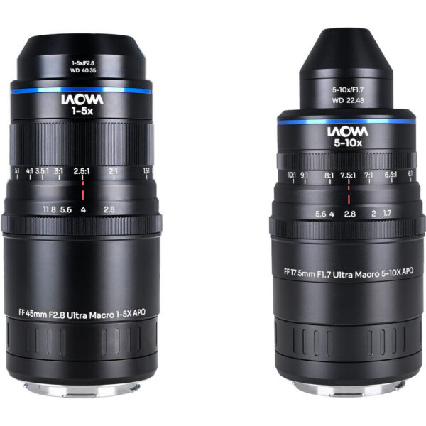 Venus Optics Laowa Aksen 45mm and 17.5mm Ultra Macro APO Lenses Bundle (L-Mount) view 6