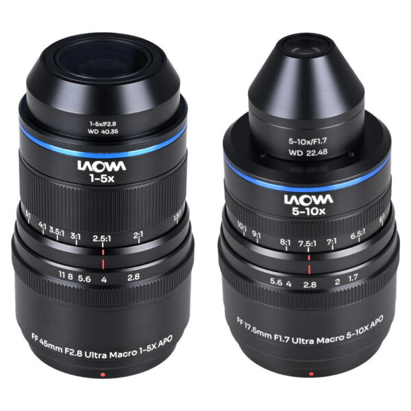 Venus Optics Laowa Aksen 45mm and 17.5mm Ultra Macro APO Lenses Bundle (Nikon F) view 3