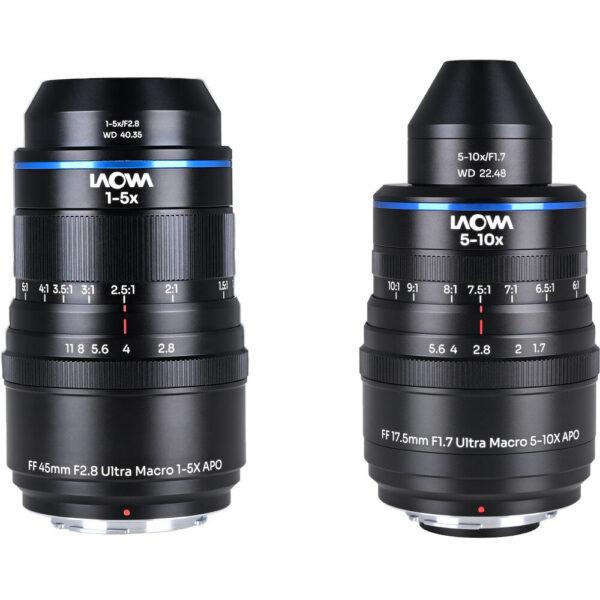 Venus Optics Laowa Aksen 45mm and 17.5mm Ultra Macro APO Lenses Bundle (Nikon F) view 6