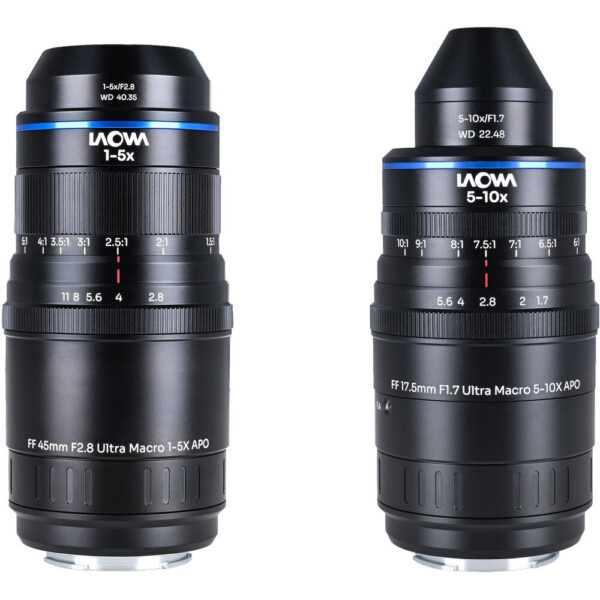 Venus Optics Laowa Aksen 45mm and 17.5mm Ultra Macro APO Lenses Bundle (Sony E) view 6