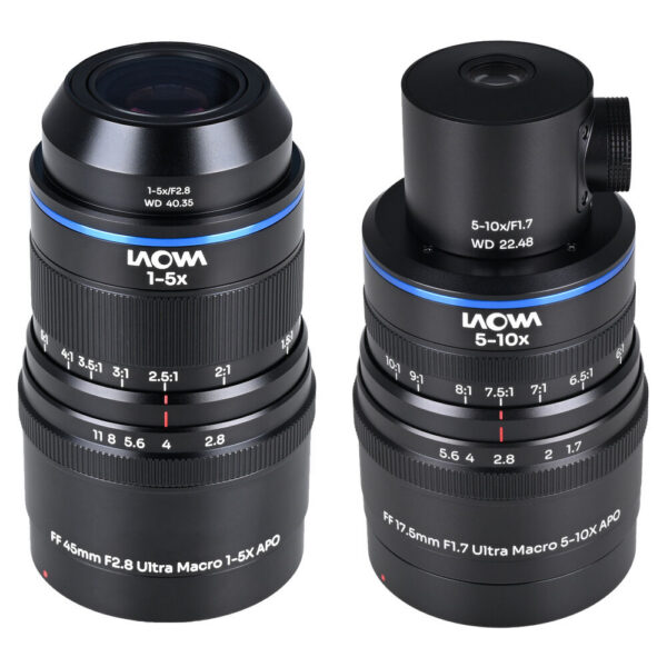 Venus Optics Laowa Aksen 45mm and 17.5mm with Coaxial Illumination Ultra Macro APO Lenses Bundle (Canon EF) view 3