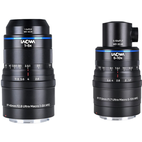 Venus Optics Laowa Aksen 45mm and 17.5mm with Coaxial Illumination Ultra Macro APO Lenses Bundle (Canon EF) view 6