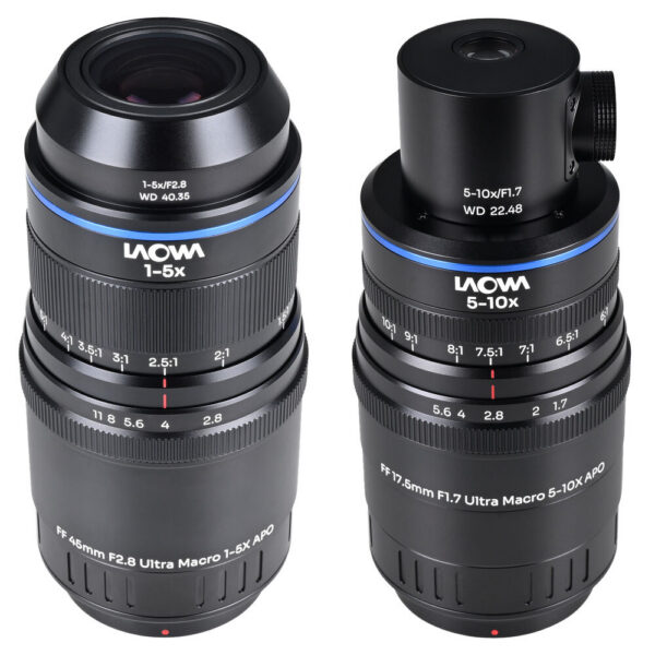 Venus Optics Laowa Aksen 45mm and 17.5mm with Coaxial Illumination Ultra Macro APO Lenses Bundle (FUJIFILM X) view 3