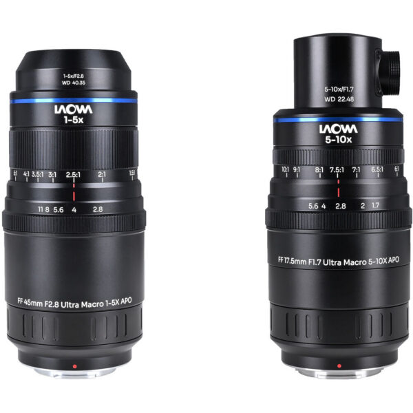 Venus Optics Laowa Aksen 45mm and 17.5mm with Coaxial Illumination Ultra Macro APO Lenses Bundle (FUJIFILM X) view 6