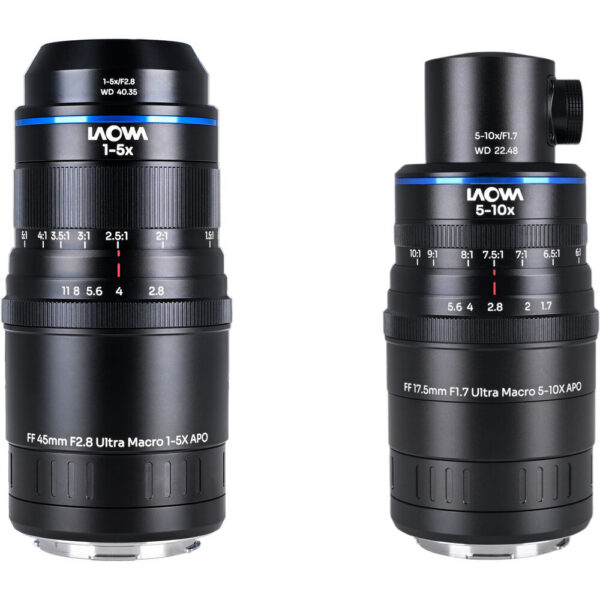 Venus Optics Laowa Aksen 45mm and 17.5mm with Coaxial Illumination Ultra Macro APO Lenses Bundle (L-Mount) view 6