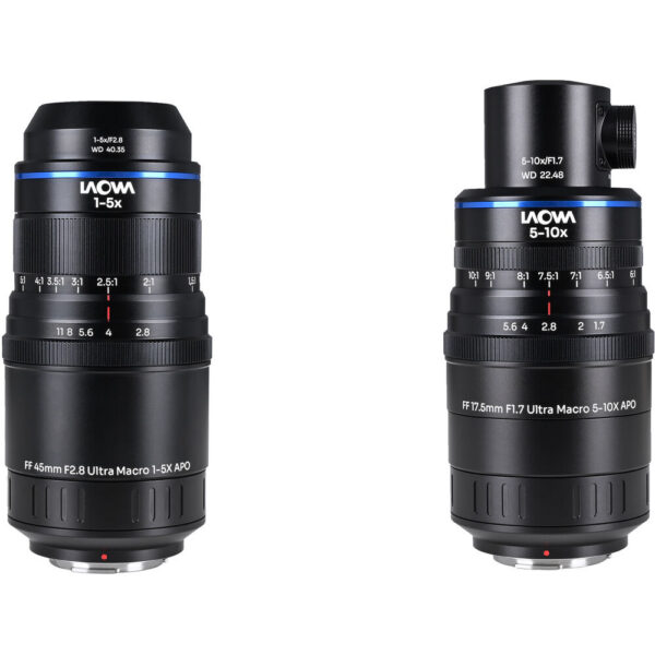 Venus Optics Laowa Aksen 45mm and 17.5mm with Coaxial Illumination Ultra Macro APO Lenses Bundle (Micro Four Thirds) view 6