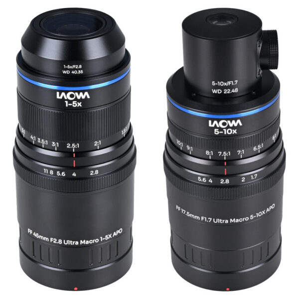 Venus Optics Laowa Aksen 45mm and 17.5mm with Coaxial Illumination Ultra Macro APO Lenses Bundle (Nikon Z) view 3