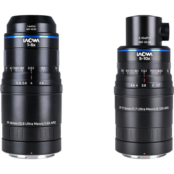 Venus Optics Laowa Aksen 45mm and 17.5mm with Coaxial Illumination Ultra Macro APO Lenses Bundle (Nikon Z) view 6