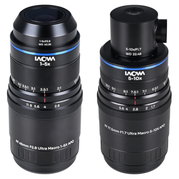 Venus Optics Laowa Aksen 45mm and 17.5mm with Coaxial Illumination Ultra Macro APO Lenses Bundle (Sony E) view 3