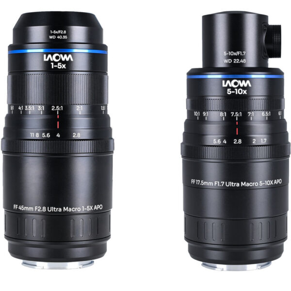 Venus Optics Laowa Aksen 45mm and 17.5mm with Coaxial Illumination Ultra Macro APO Lenses Bundle (Sony E) view 6