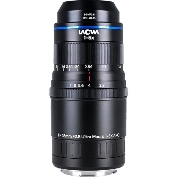 Venus Optics Laowa Aksen 45mm f/2.8 1-5x Ultra Macro APO Lens (L-Mount) view 4