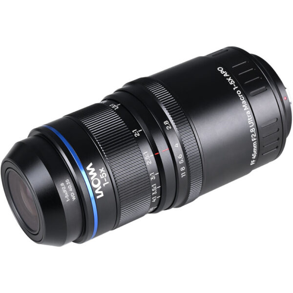 Venus Optics Laowa Aksen 45mm f/2.8 1-5x Ultra Macro APO Lens (Micro Four Thirds) view 3